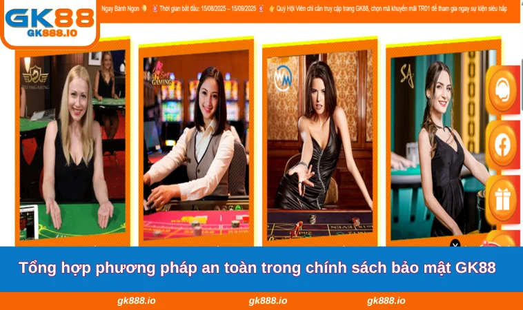 Chính Sách Bảo Mật GK88 1 Tổng hợp phương pháp an toàn trong chính sách bảo mật GK88